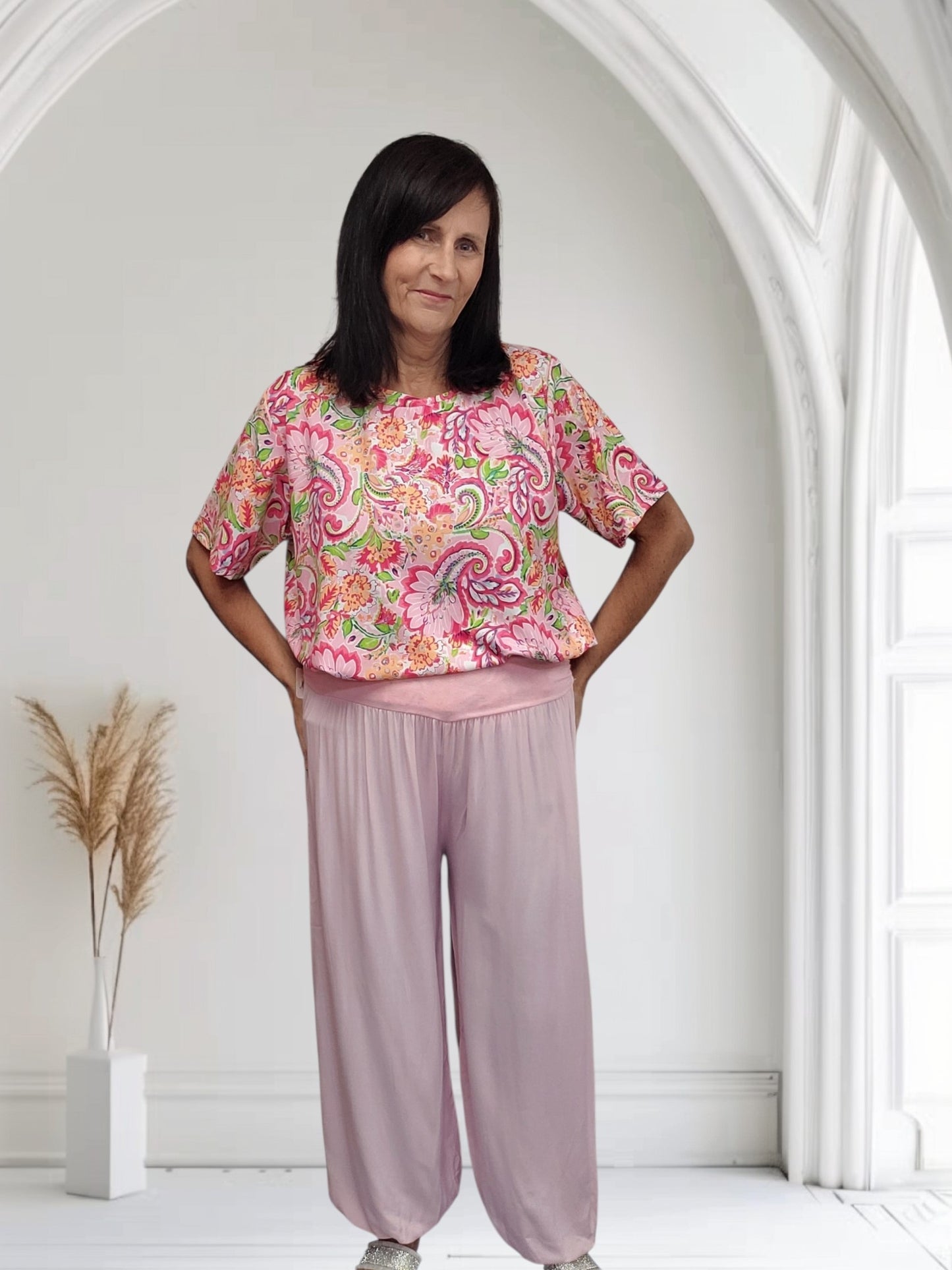 Women's Plain Harem Trousers