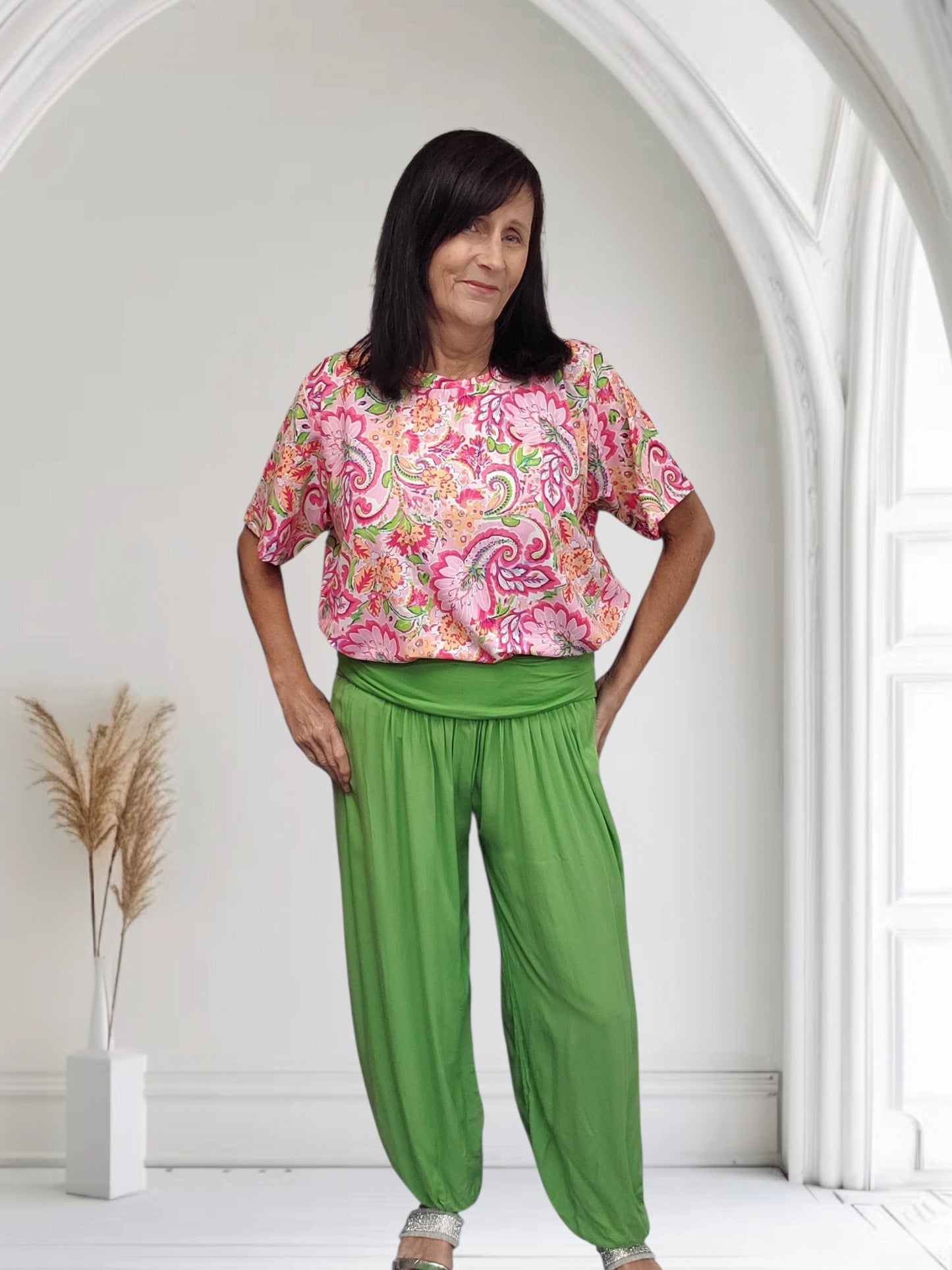 Women's Plain Harem Trousers