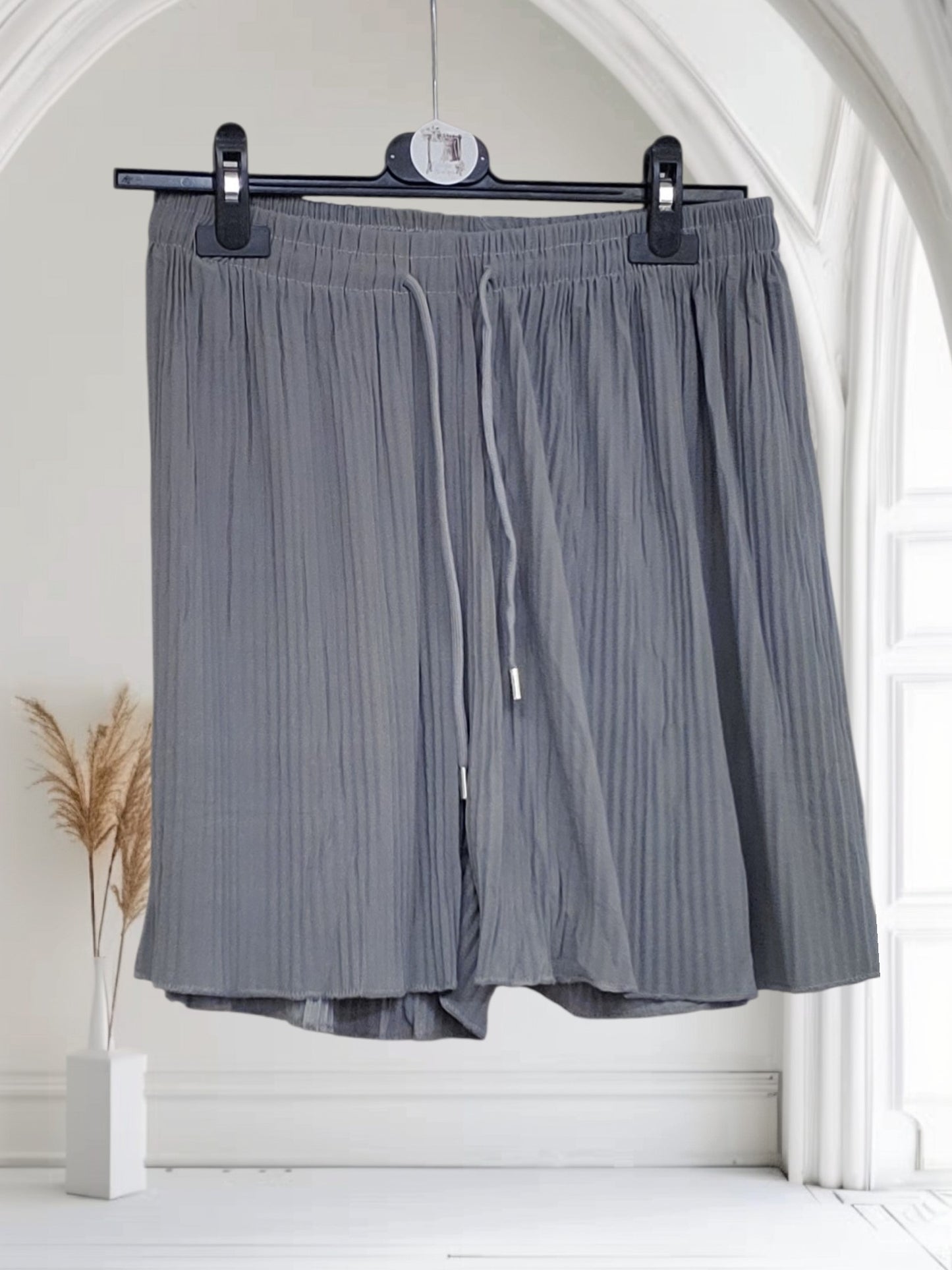 Pleated Drawstring Shorts | One Size Fits Up to UK 18 | Available in 10 Colours