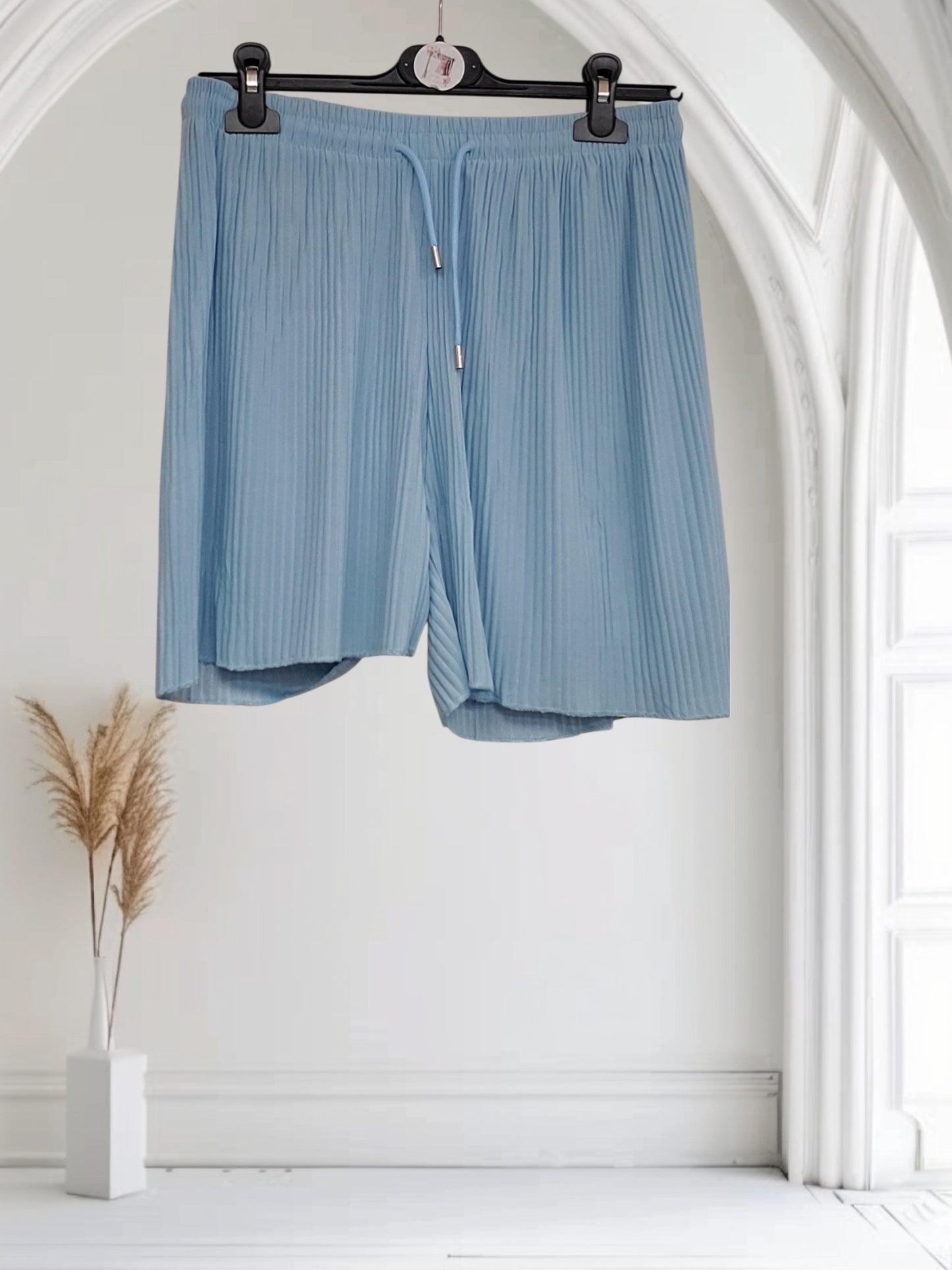 Pleated Drawstring Shorts | One Size Fits Up to UK 18 | Available in 10 Colours