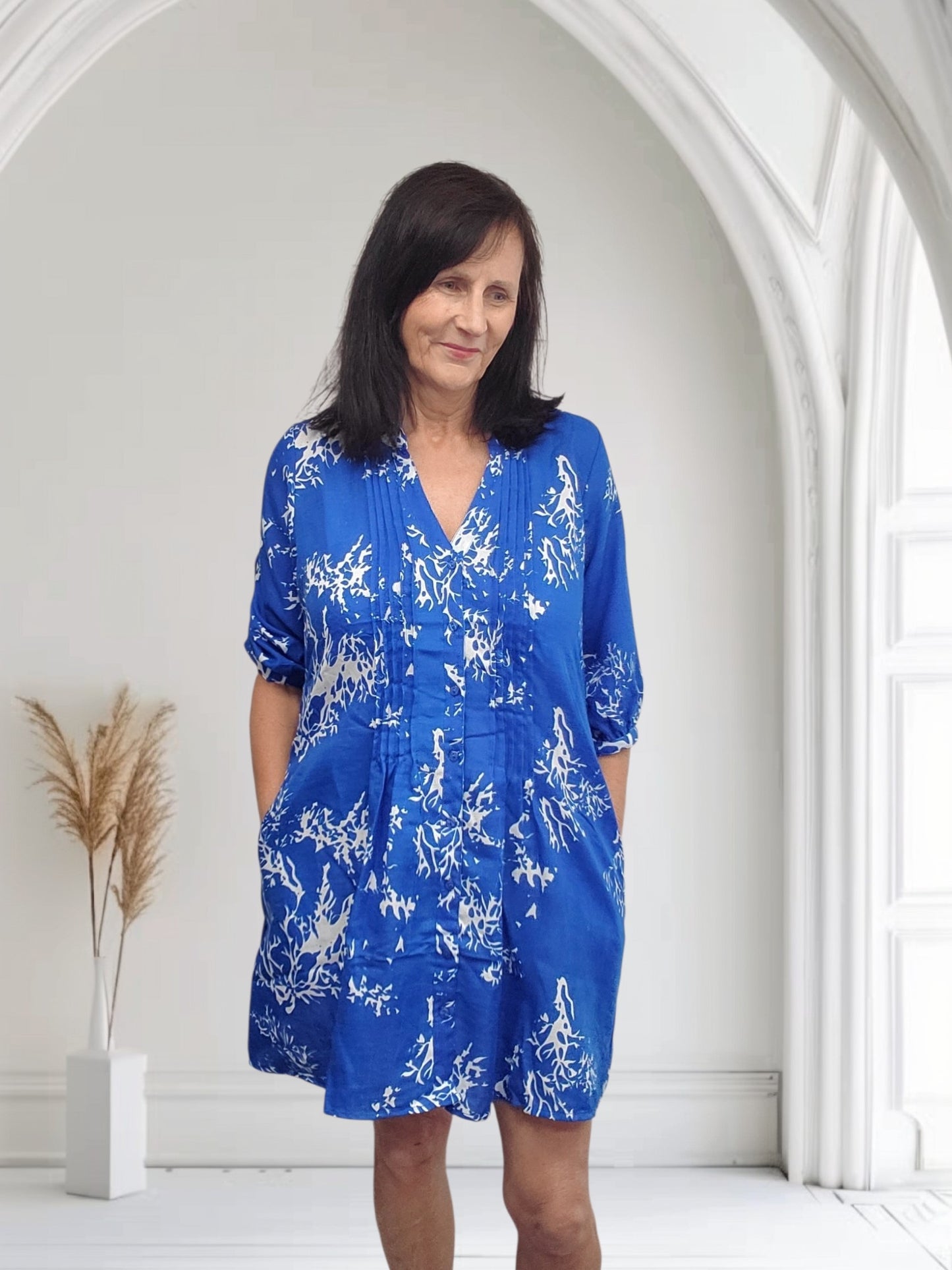 Veronica Tie Waist Dress with Pockets | One Size UK 12–16