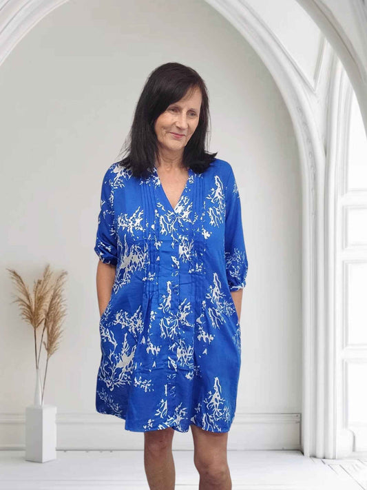 Veronica Tie Waist Dress with Pockets | One Size UK 12–16