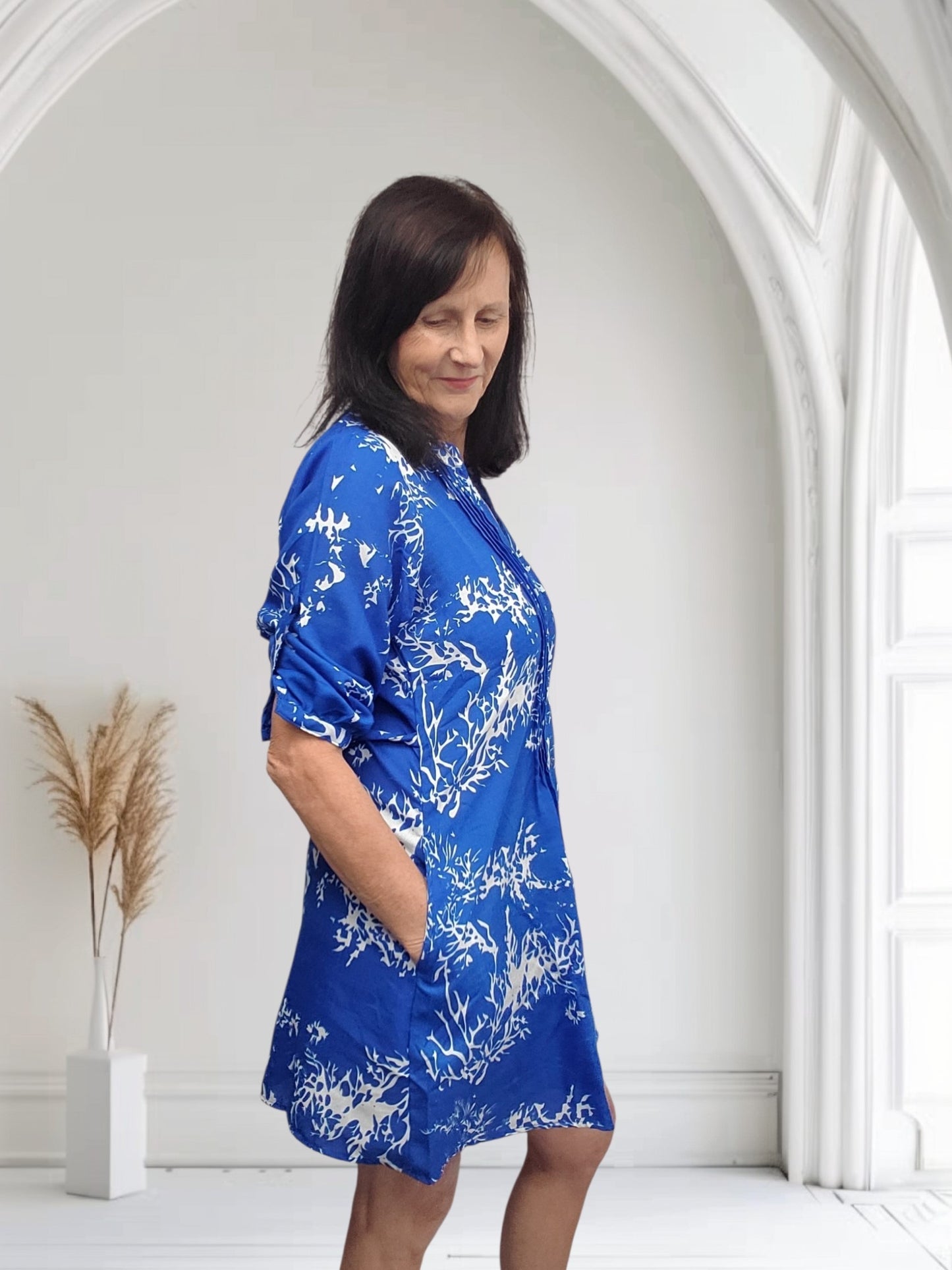 Veronica Tie Waist Dress with Pockets | One Size UK 12–16