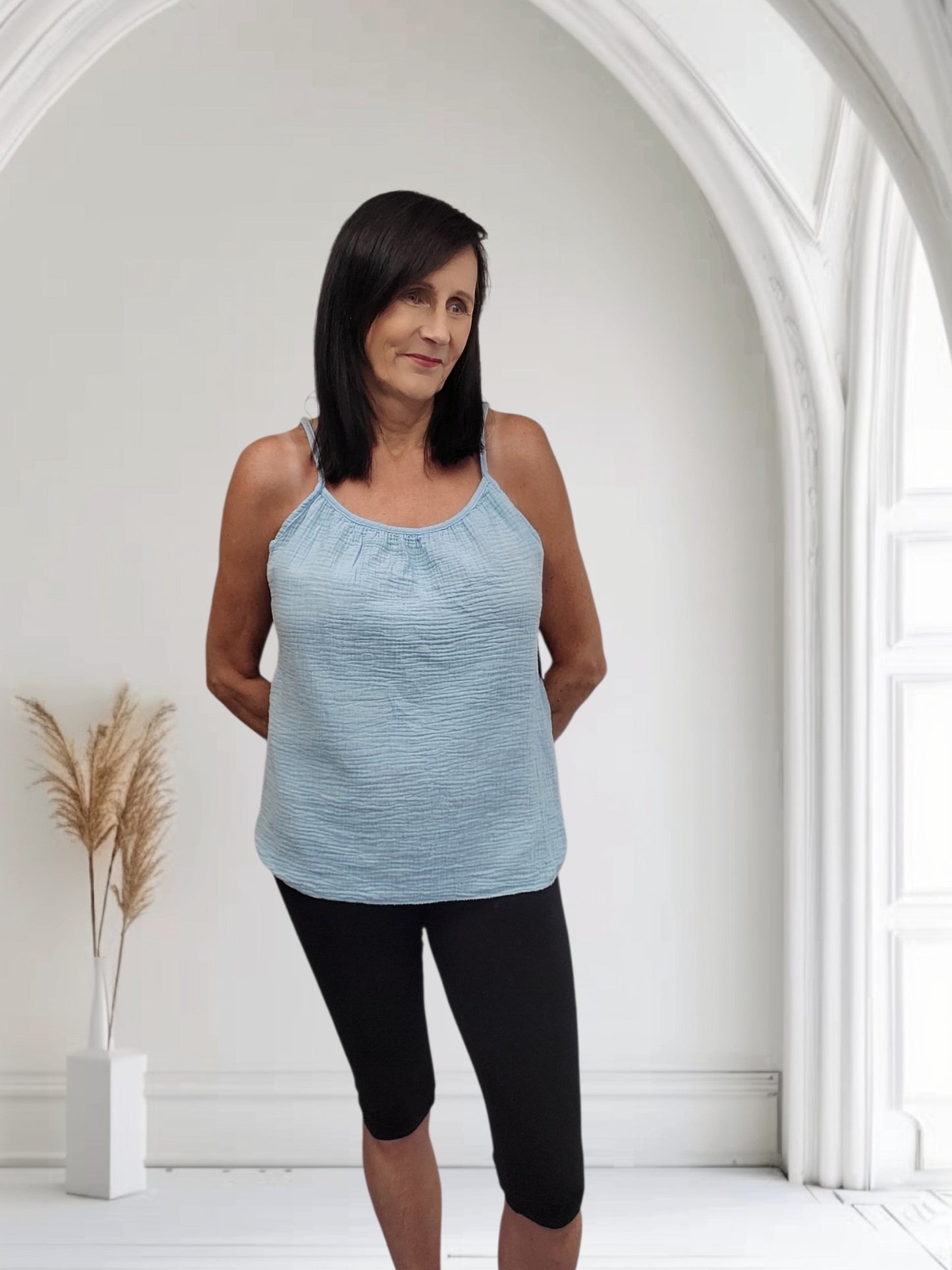 Women's Cheesecloth Cotton Vest Top