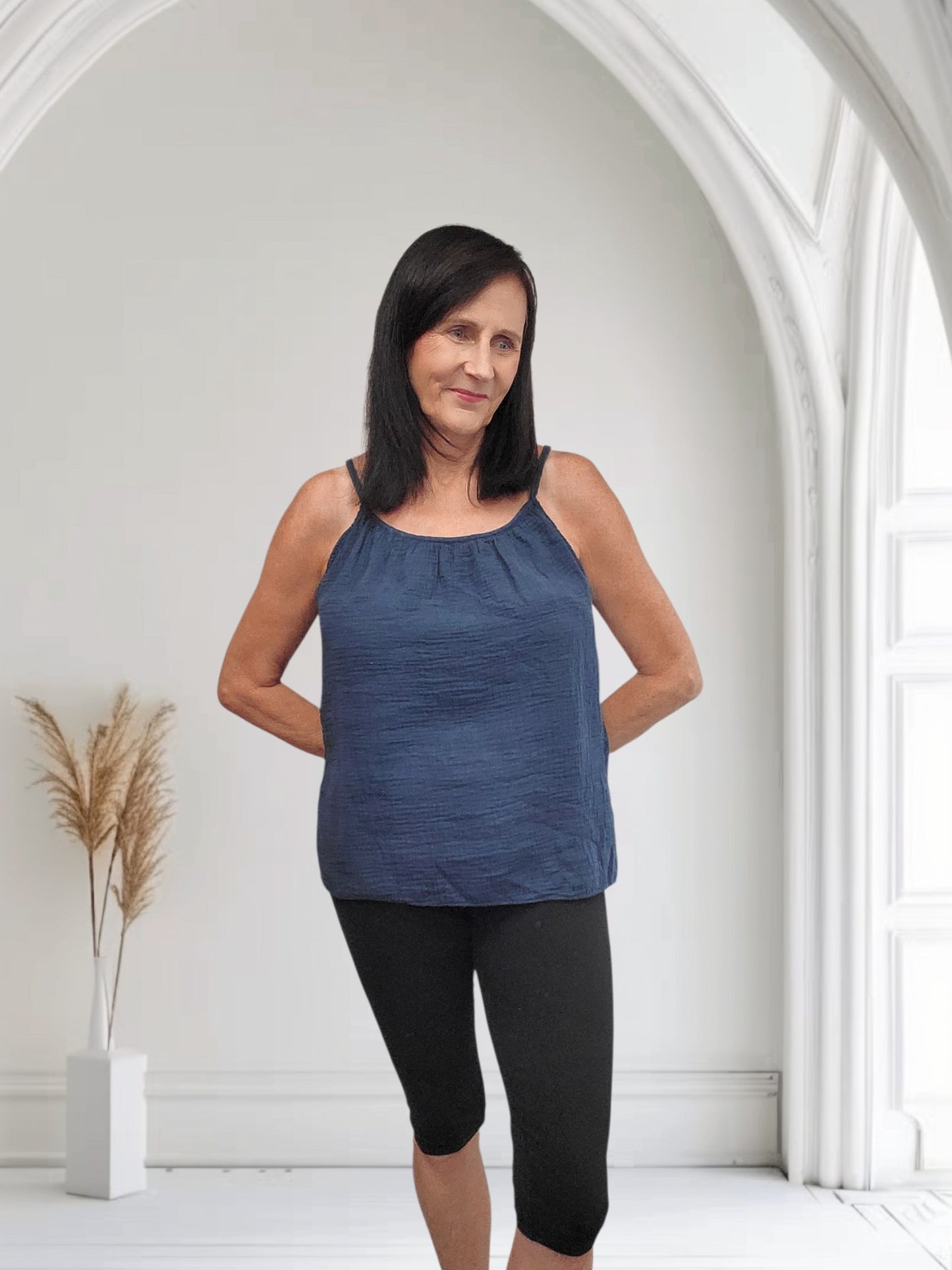 Women's Cheesecloth Cotton Vest Top