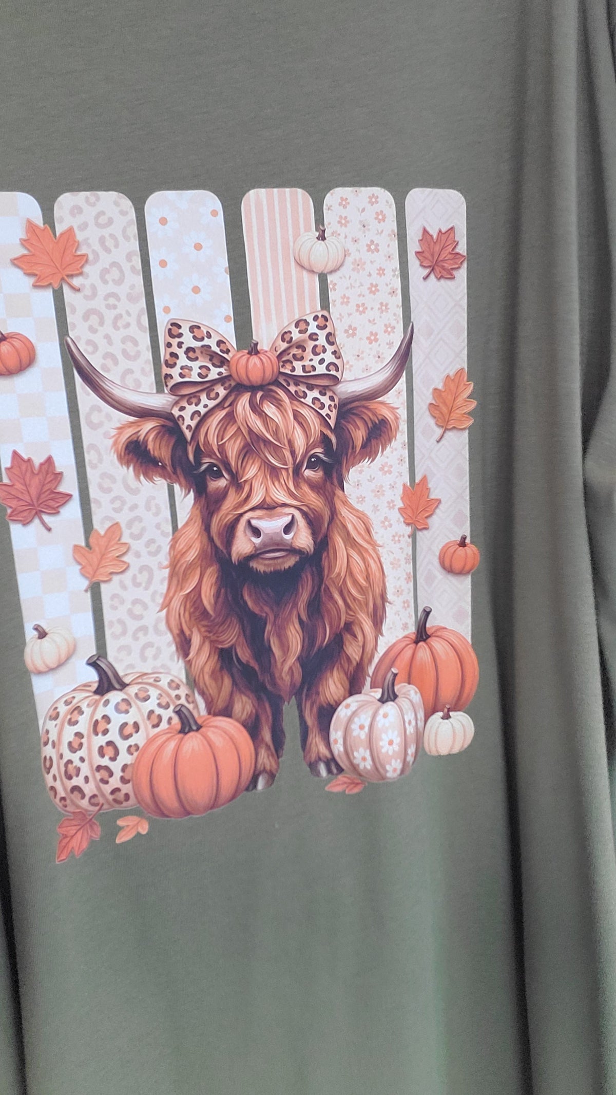 Plus Size Highland Cow Print Dress