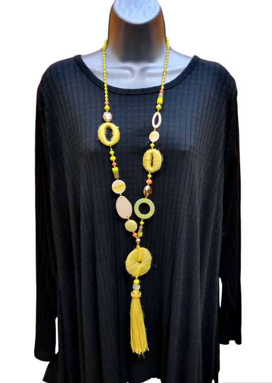 Chunky  Tassle  Necklace