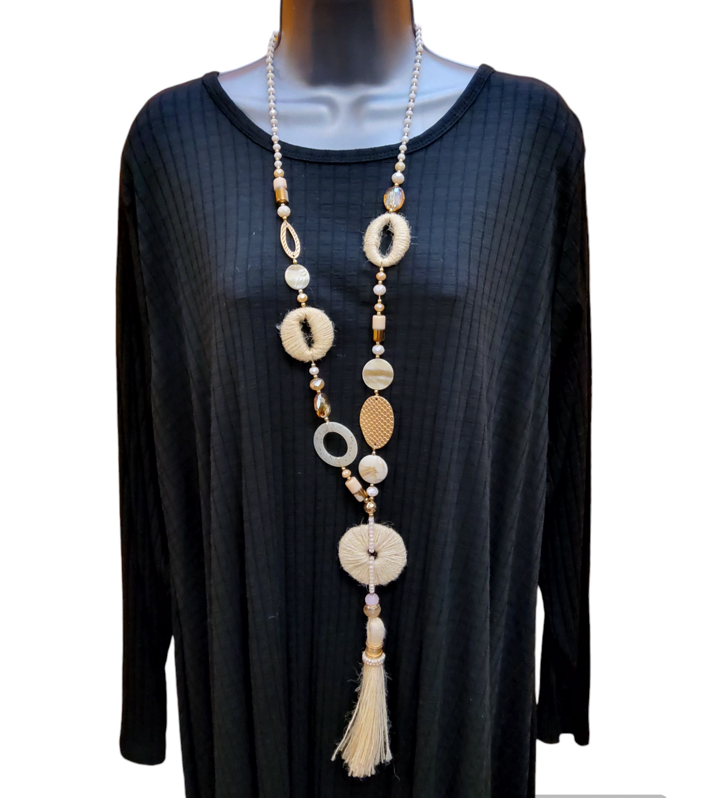 Chunky  Tassle  Necklace - Couture Boutique