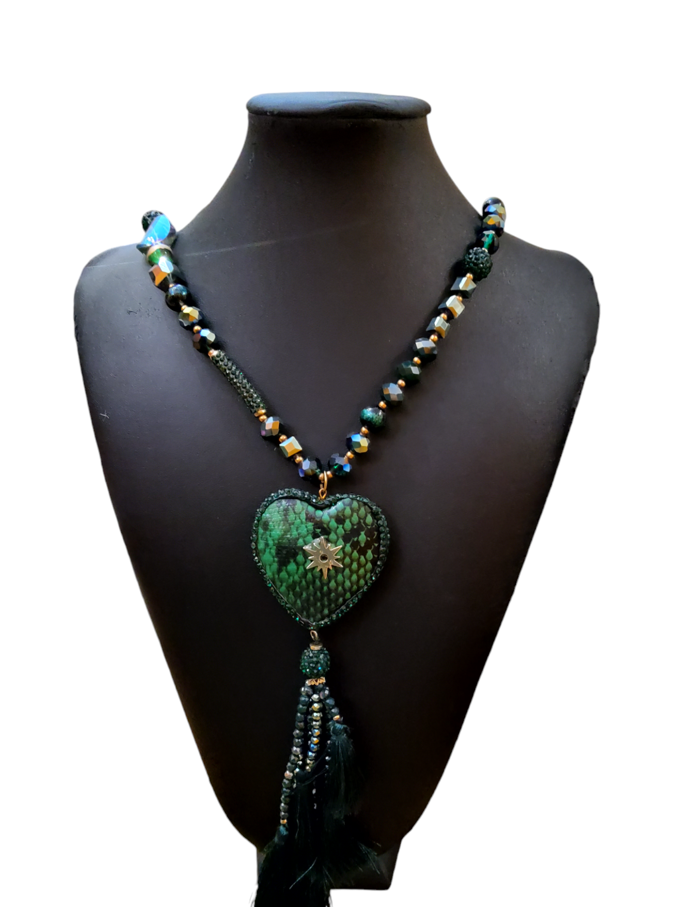 Beaded Heart Necklace