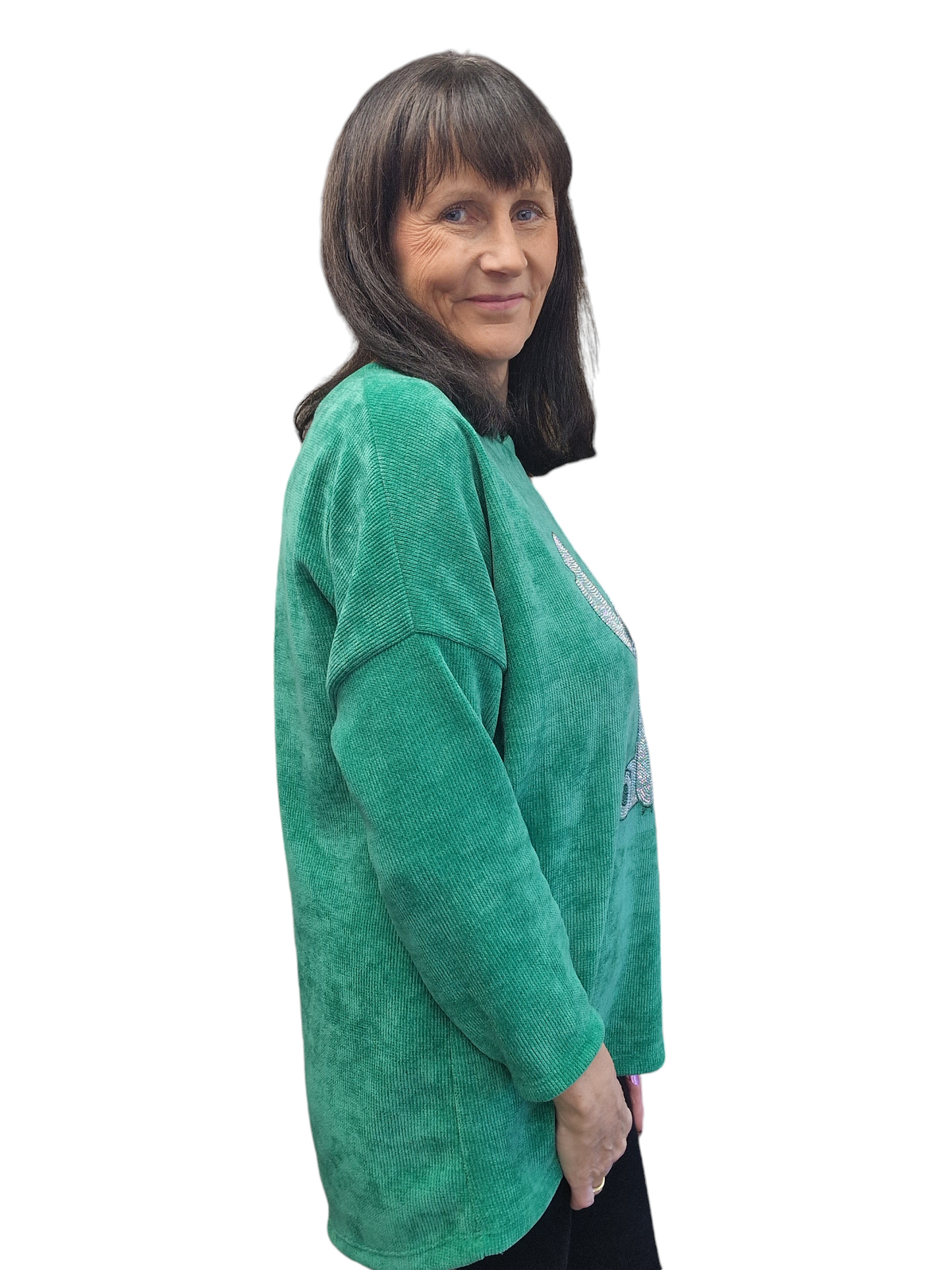 Steph Long Sleeve Top With Stitch Design