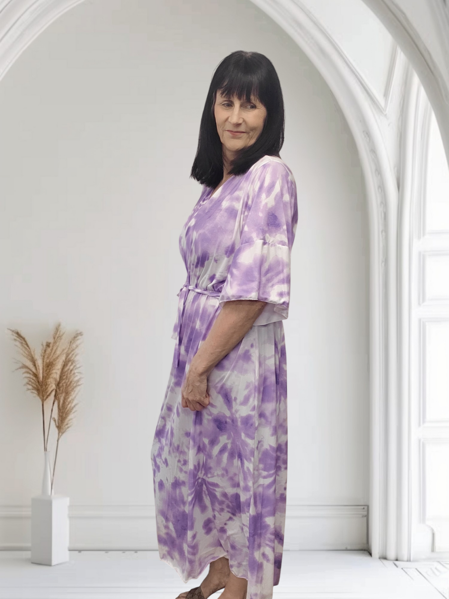 Tara Maxi Dress With Tie Belt