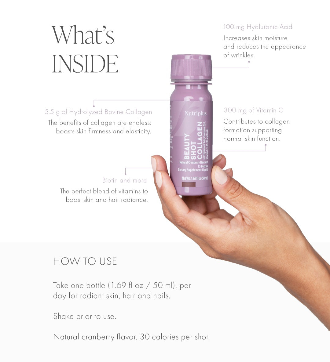 Nutriplus Beauty Shot Collagen - Couture Boutique