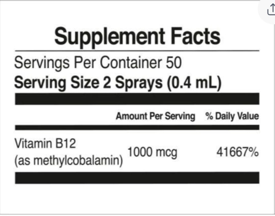 Nutriplus Vitamin B12 Spray