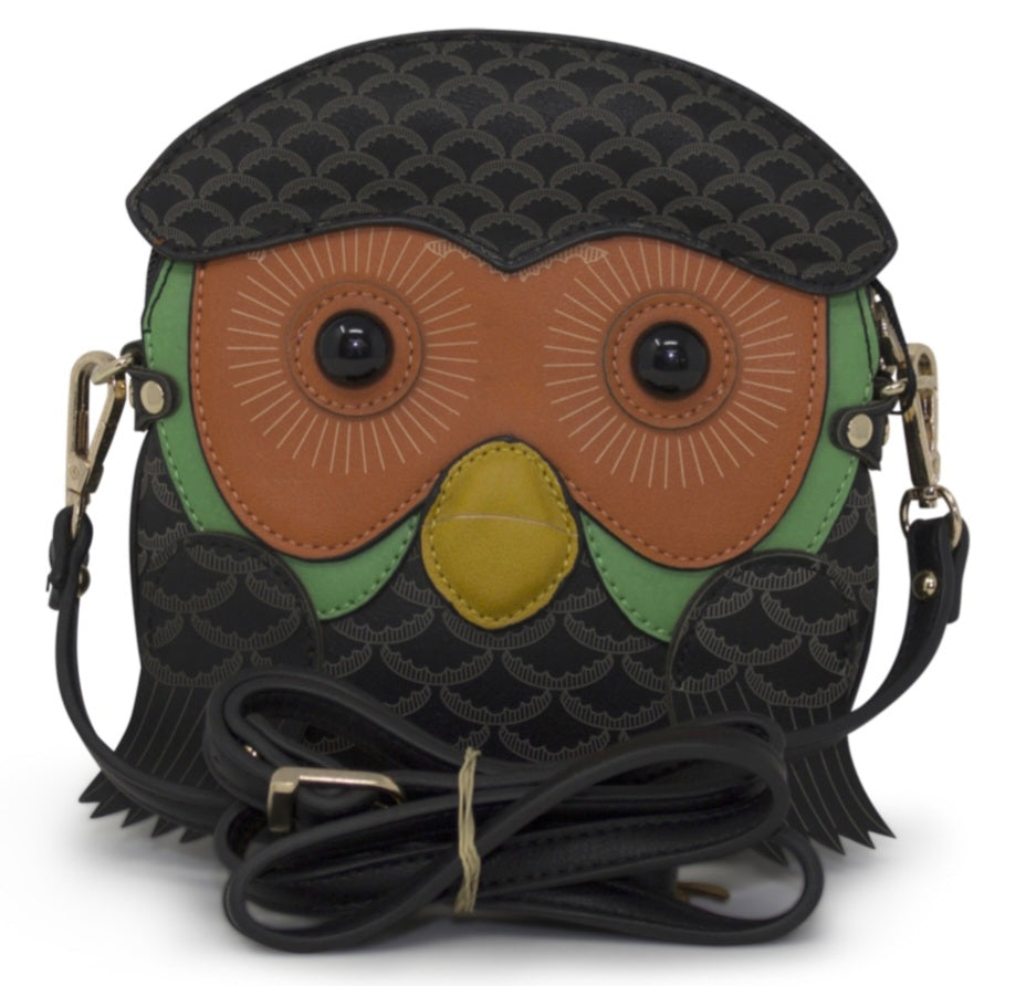 Cute Owl Shoulder Bag with Adjustable Strap