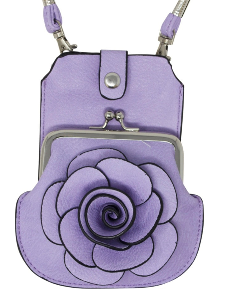 Flower Phone Bag Crossbody Purse