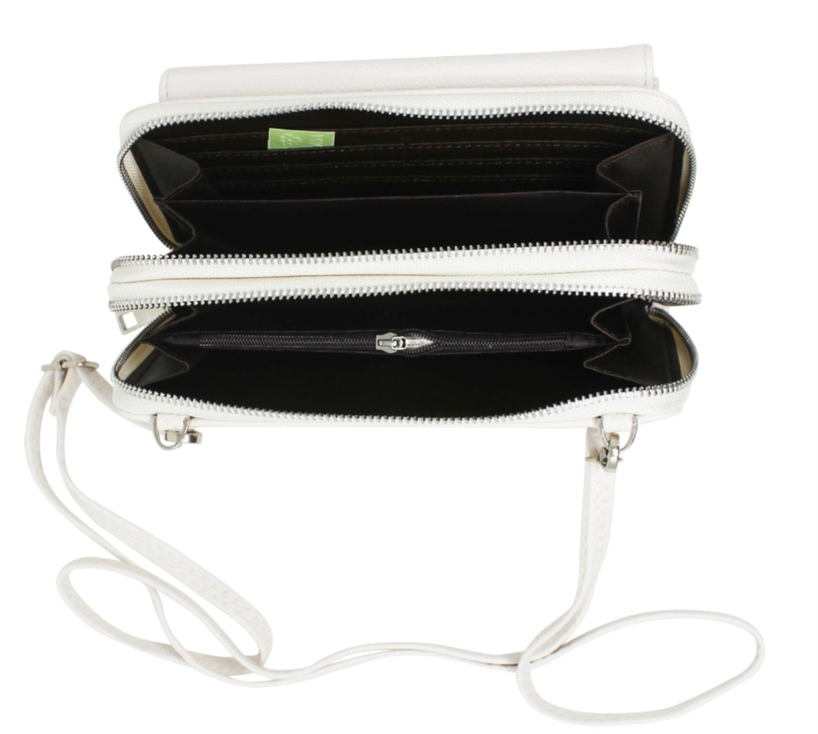 Crossbody  Double  Zipper  Wallet/Bag