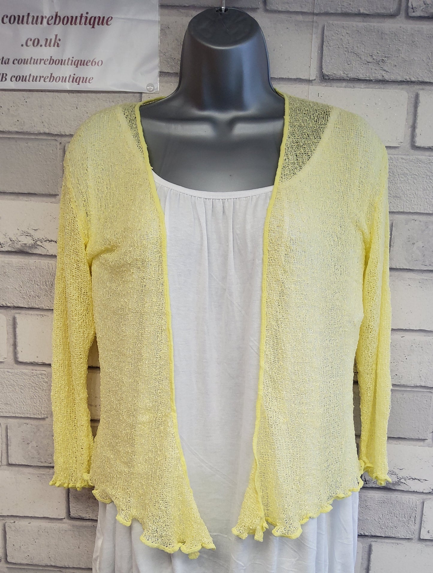 Trisha Short Shrug Cardigan - Couture Boutique
