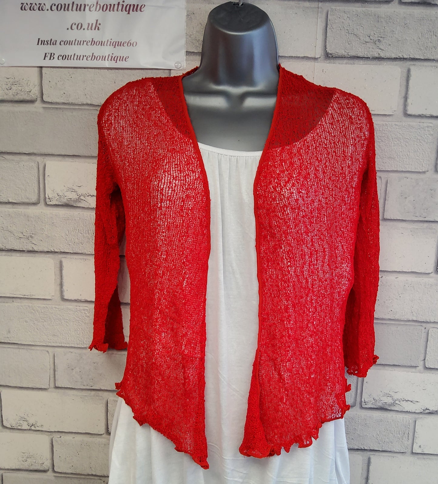 Trisha Short Shrug Cardigan - Couture Boutique