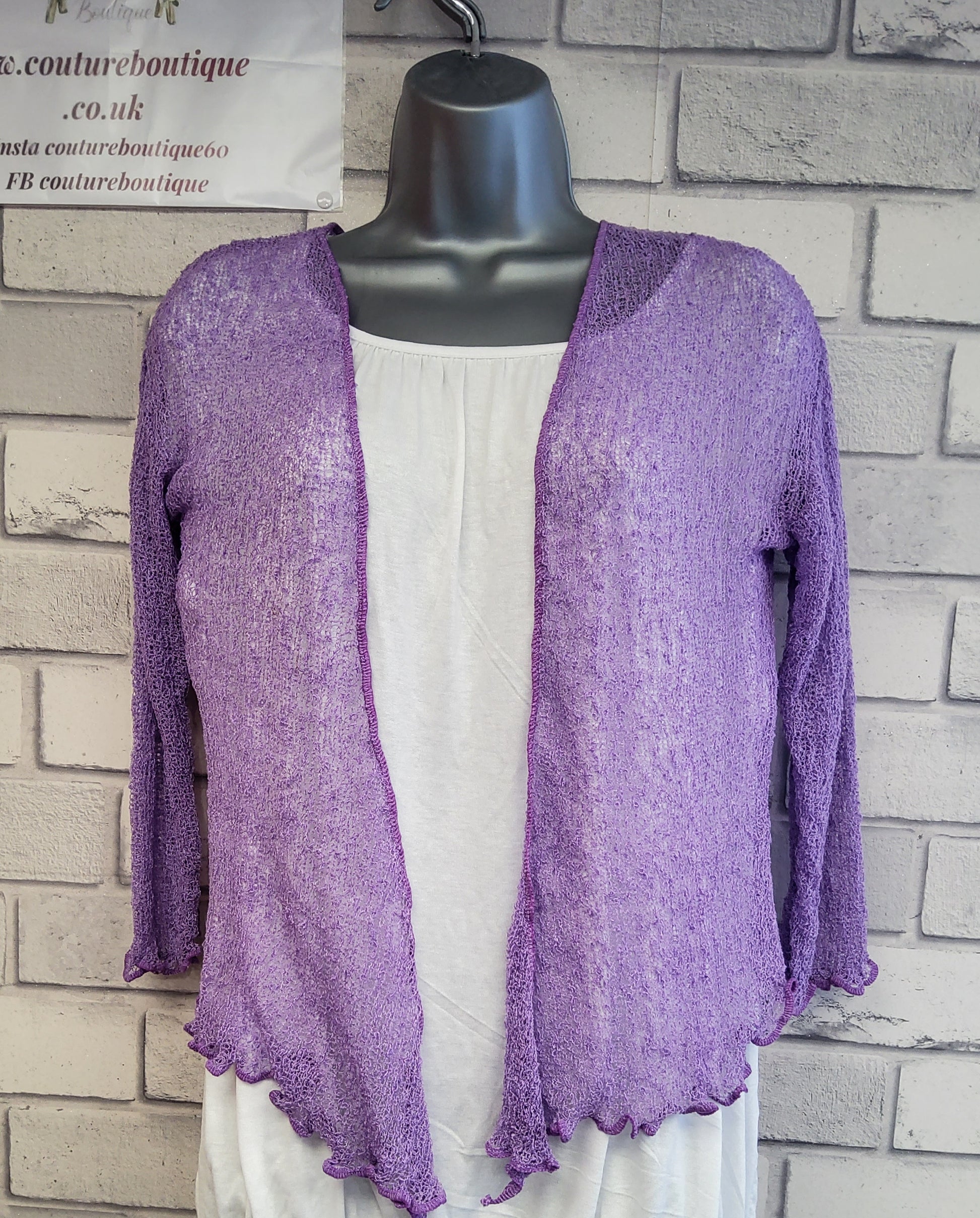 Trisha Short Shrug Cardigan - Couture Boutique
