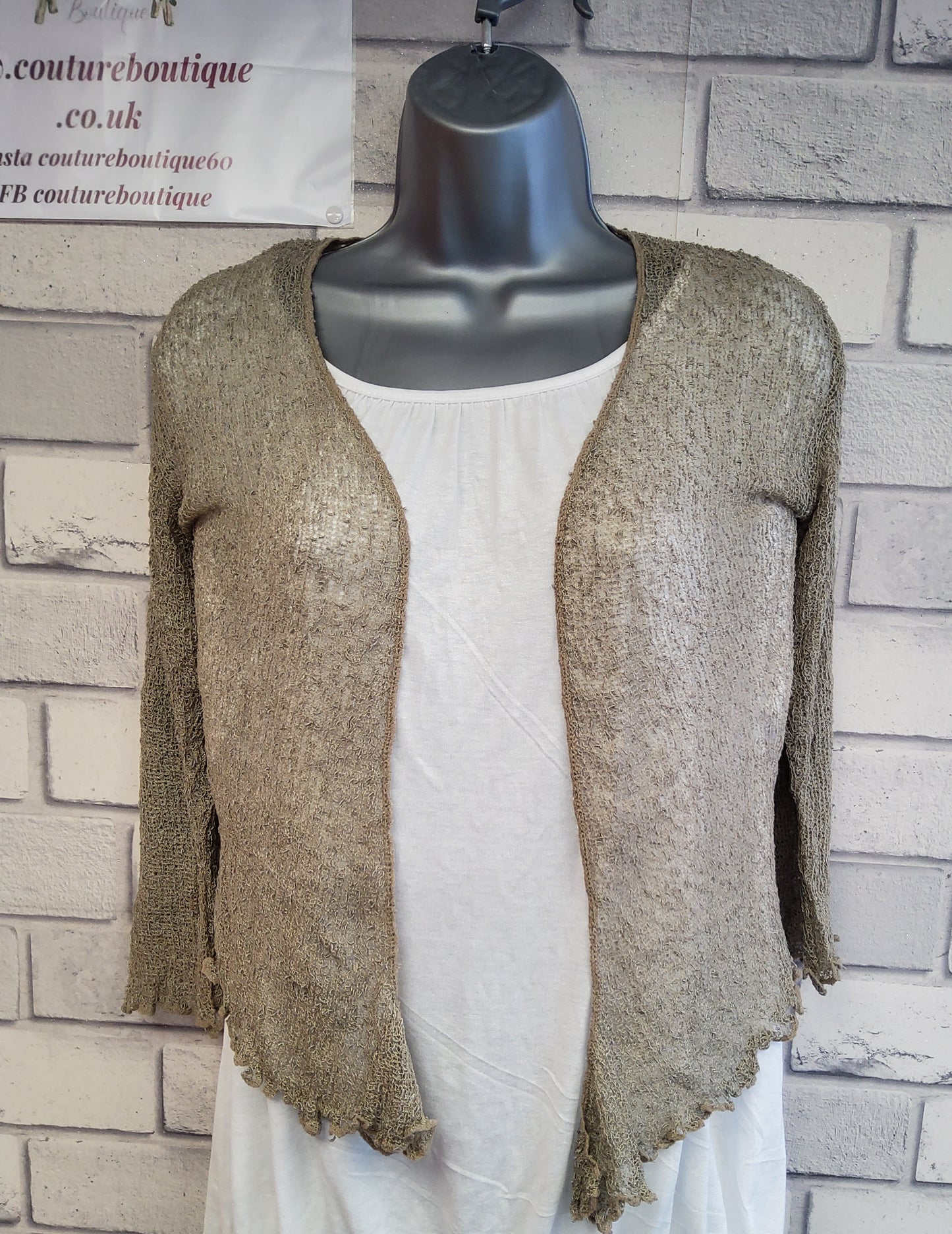 Trisha Short Shrug Cardigan - Couture Boutique