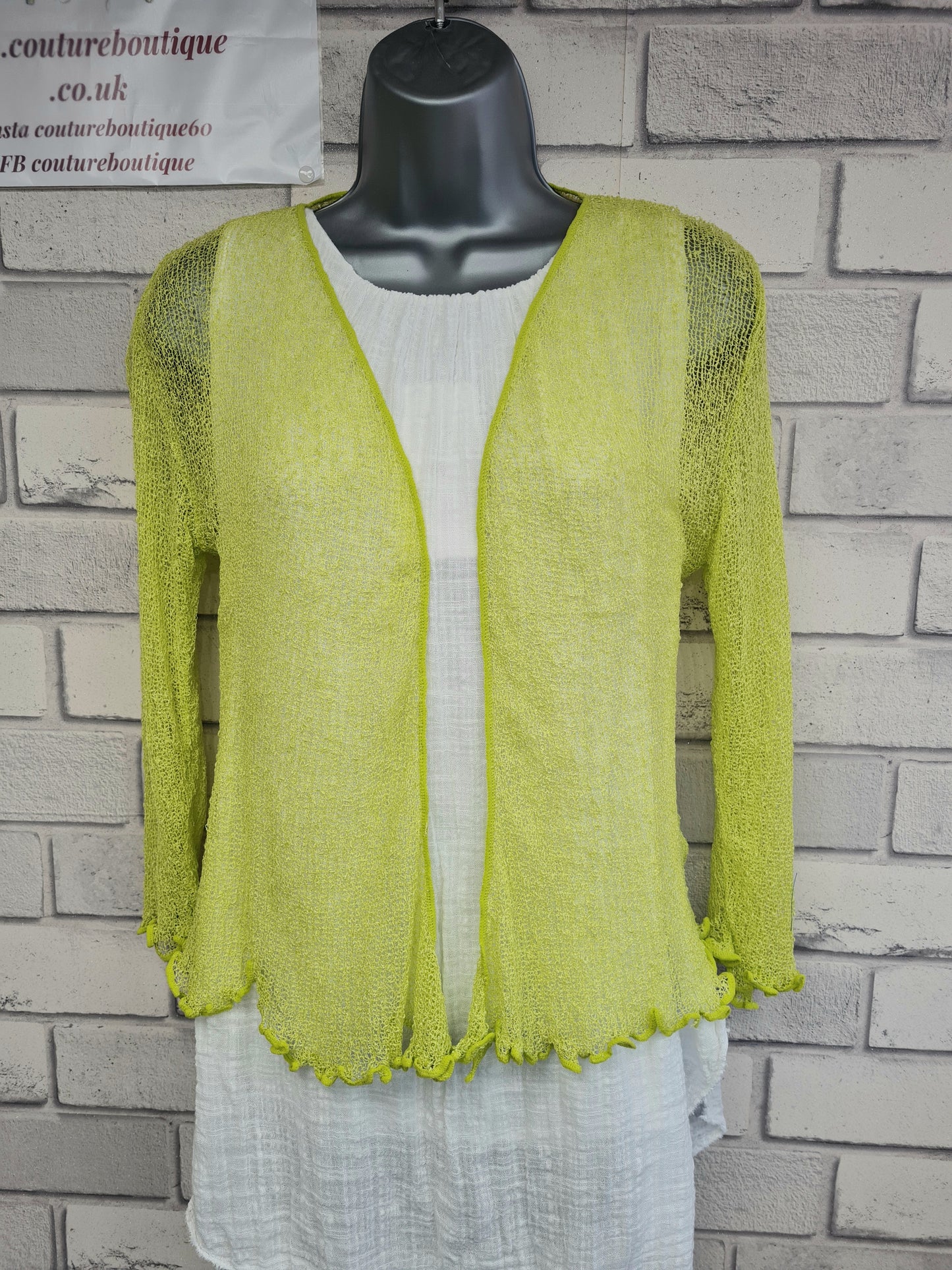 Trisha Short Shrug Cardigan - Couture Boutique