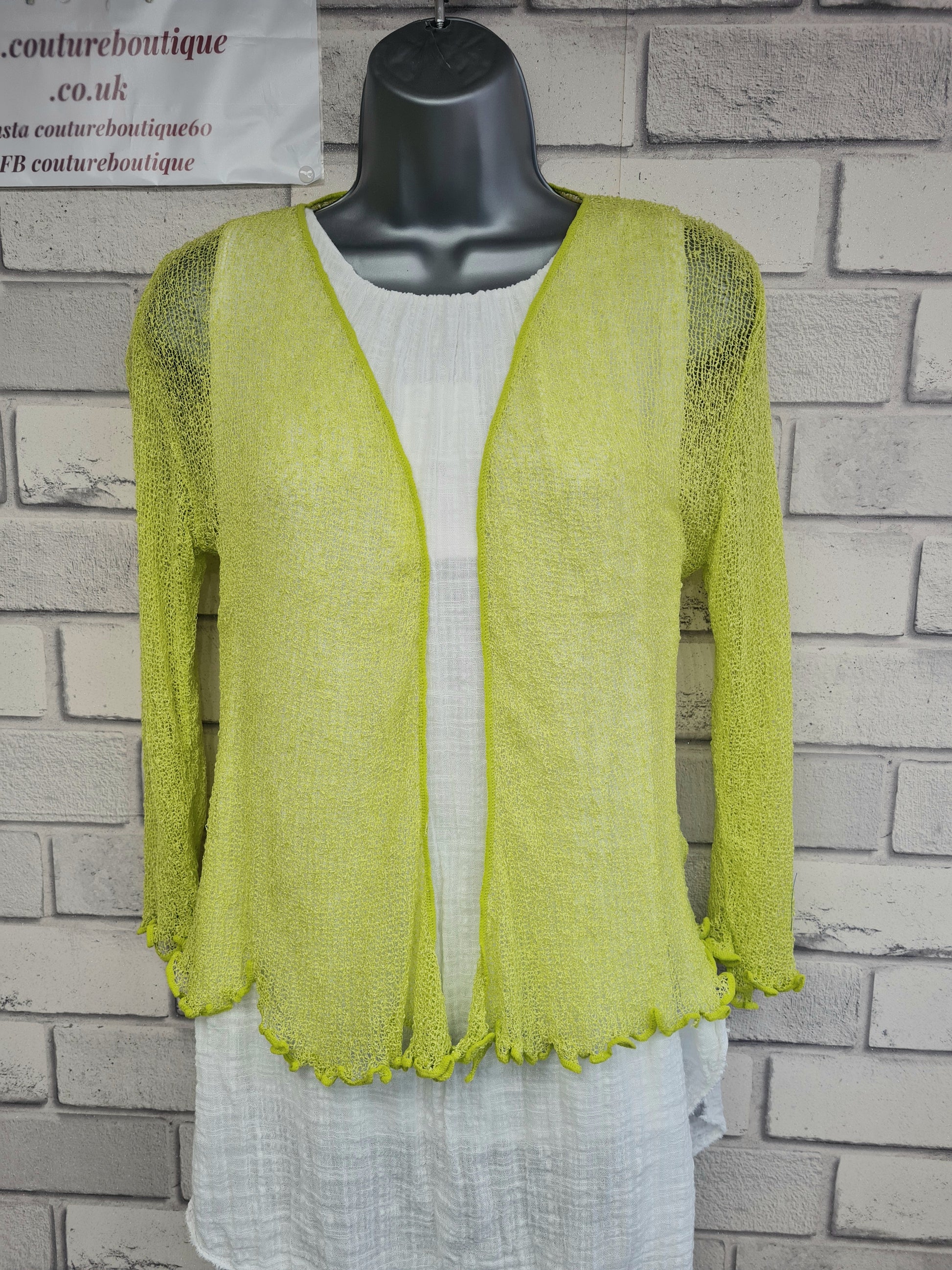 Trisha Short Shrug Cardigan - Couture Boutique