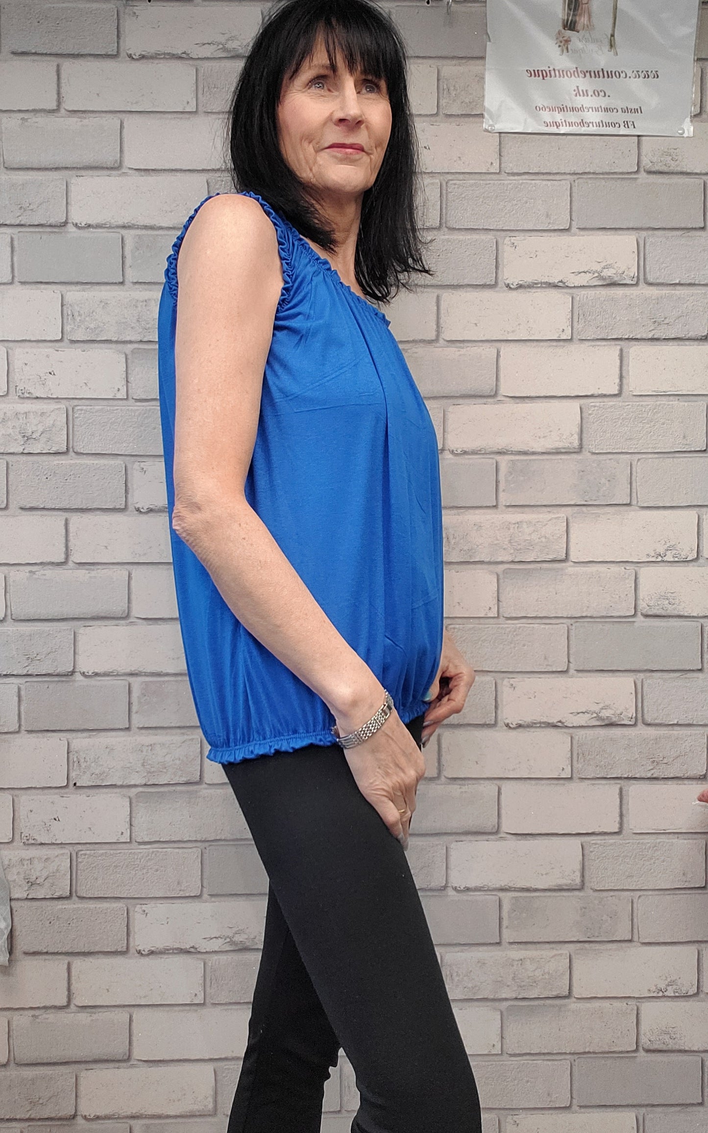 Vest Top With Ruffle Detail
