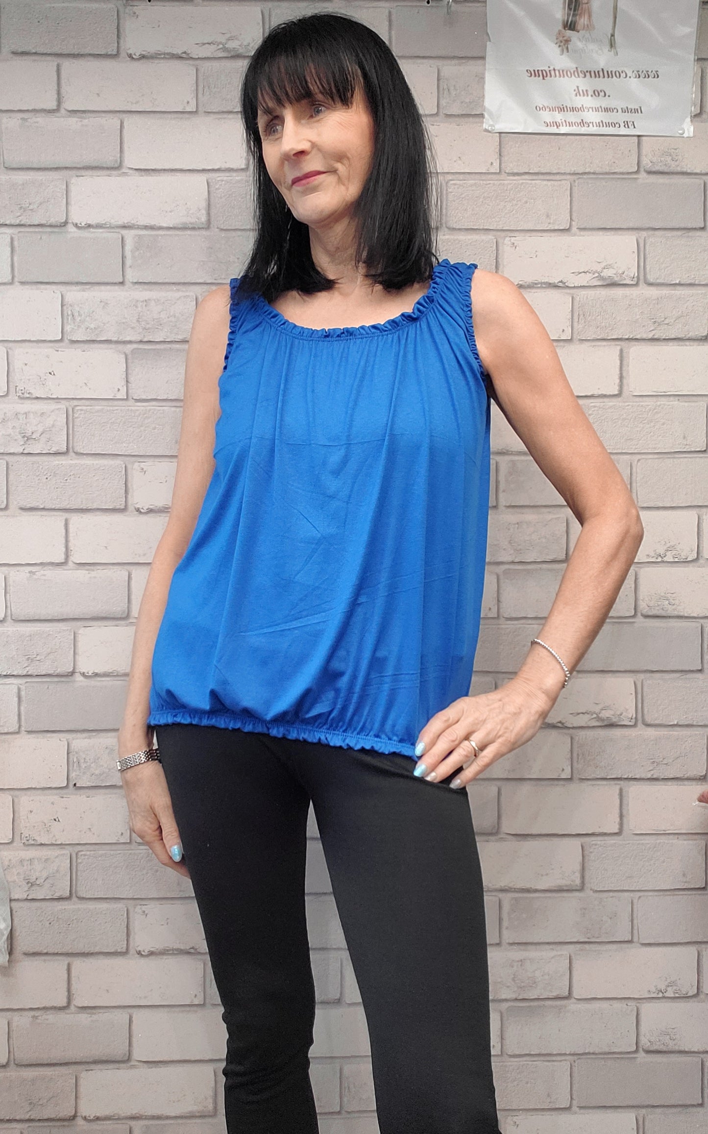 Vest Top With Ruffle Detail